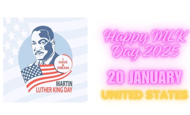 Happy MLK Day 2025 GIF Image with Sound