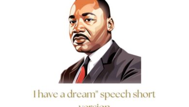 I have a dream'' speech short version